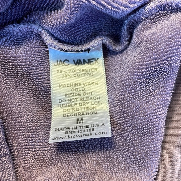 JAC VANEK-LOVE MORE terry cloth inside sweat shirt-Perfect Condition 😃 - Picture 6 of 6